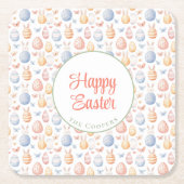 Hasen und Eier Rechteckiger Pappuntersetzer (Vorderseite)