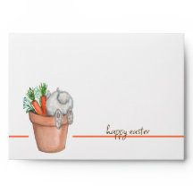 Hasen und Karotten in einer Blume