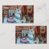 Hasen- und Pferdeausweis "Merry-Go Round" Visitenkarte (Vorne/Hinten)