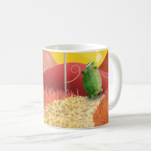 Hasen und Schildkröte 2 - Tasse (VorderseiteRechts)