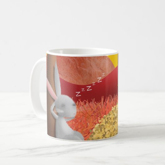 Hasen und Schildkröte 2 - Tasse (Vorderseite Links)