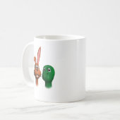 Hasen und Tortoise01 Kaffeetasse (Vorderseite Links)