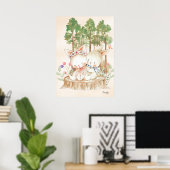 Hasen Wandkunst Poster Geschwisterliebe (Heimbüro)