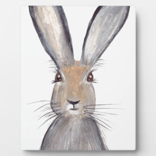 Hasen-Wasserfarbe Fotoplatte