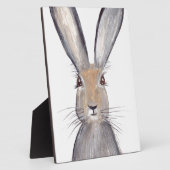 Hasen-Wasserfarbe Fotoplatte (Seite)