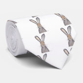 Hasen-Wasserfarbe Krawatte (Gerollt)