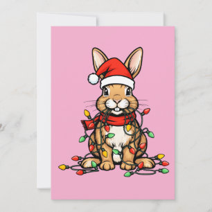 Hasen-Weihnachten Feiertagskarte