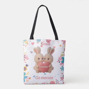 Hasen-Weihnachtsstrumpf – Persönlicher Feiertags-A Tasche
