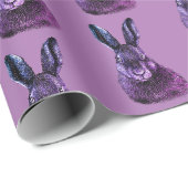 Hasen, zeichnend Kaninchen Geschenkpapier (Rolleneckpunkt)