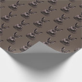 Hasen, zeichnend Umhüllungspapier Geschenkpapier (Ecke)