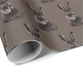 Hasen, zeichnend Umhüllungspapier Geschenkpapier (Rolleneckpunkt)