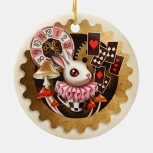Hasen-Zeit-Schmuck Keramikornament