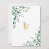 Hasenballon 2. Geburtstagseinladung Einladung (Rückseite)