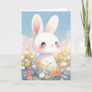 Hasenblumen Glückseligkeit Karte