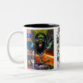 Hasenbrigade Zweifarbige Tasse (Links)