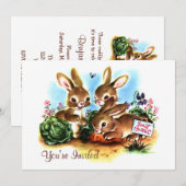 Hasenfleck Einladung (Vorne/Hinten)