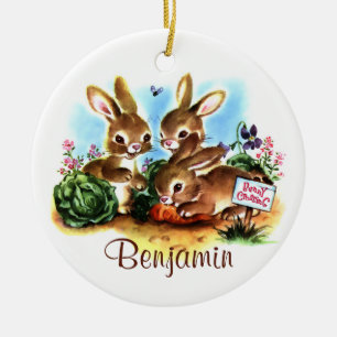 Hasenfleck Keramikornament