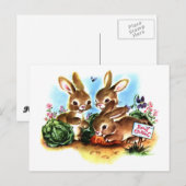 Hasenfleck Postkarte (Vorne/Hinten)
