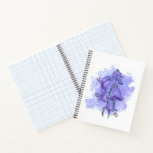 Hasenglöckchen-Blumen-Notizbuch Notizblock (Innenseite)