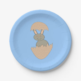 Hasenheber von egg-komischen Paper-Party-Tellern Pappteller