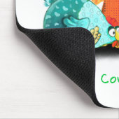 Hasenhühner, die Eier zum Hut Gewartet haben - Eig Mousepad (Ecke)