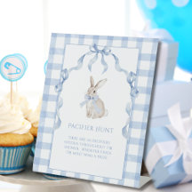 Hasenjagd nach Schnuller - Baby Shower für Babyjun
