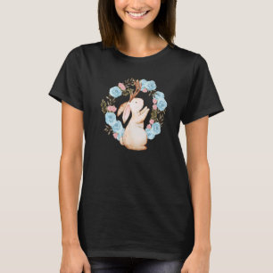 Hasenkaninchen Mit Blumen Lustig Süßes Kaninchen T T-Shirt