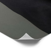 Hasenkatze im Anzug Poster (Ecke)