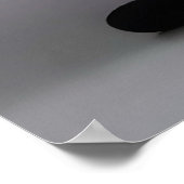 Hasenkatze im Anzug Poster (Ecke)