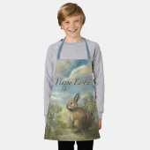 Hasenkinder Schürze (Getragen)