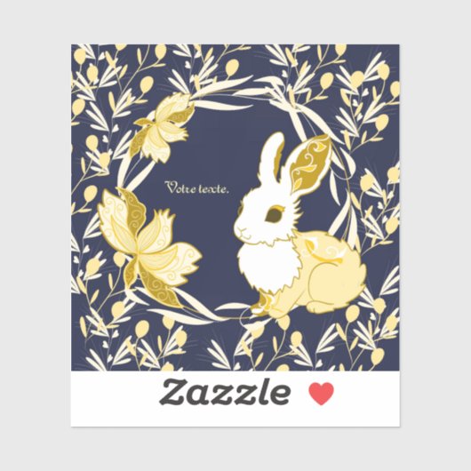 Hasenkoko Aufkleber (Blatt)