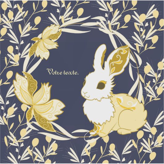 Hasenkoko Aufkleber (Vorderseite)