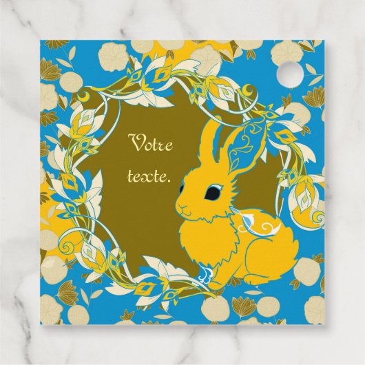 Hasenkoko Geschenkanhänger (Rückseite)