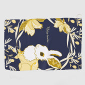 Hasenkoko Golfhandtuch (Horizontal)