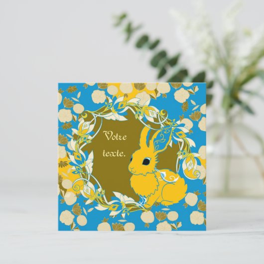 Hasenkoko Karte (Stehend Vorderseite)