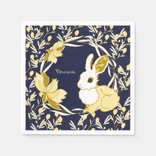 Hasenkoko Serviette (Vorderseite)
