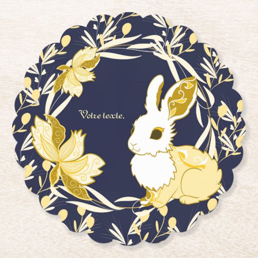 Hasenkoko Untersetzer (Vorderseite)