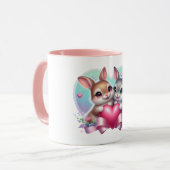 Hasenliebe Tasse (Vorderseite Links)