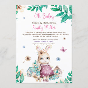 Hasenmädchen-Party per Posteinladung Einladung