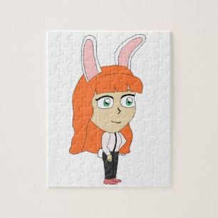 Hasenmädchen Puzzle