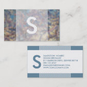 Hasenmonogramm Visitenkarte (Vorne/Hinten)