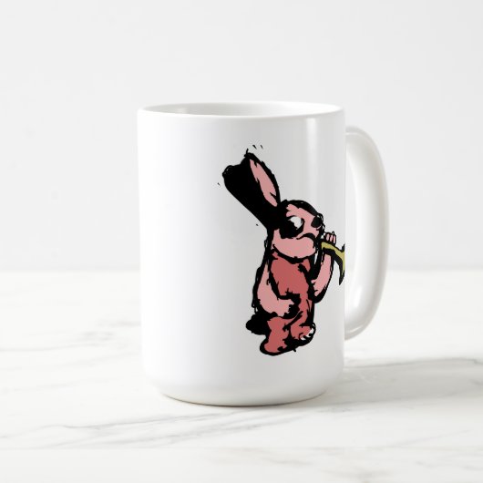 Hasenmusik Kaffeetasse (VorderseiteRechts)