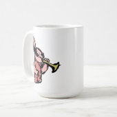 Hasenmusik Kaffeetasse (Vorderseite Links)