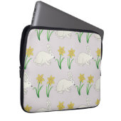 Hasenmuster Laptopschutzhülle (Vorne Rechts)