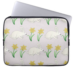 Hasenmuster Laptopschutzhülle