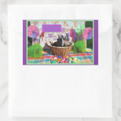 Hasenpfeffer Rechteckiger Aufkleber (Tasche)