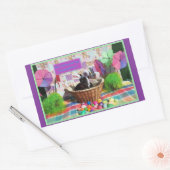 Hasenpfeffer Rechteckiger Aufkleber (Umschlag)