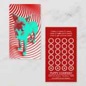 Hasenpiskarte Treuekarte (Vorne/Hinten)