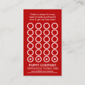 Hasenpiskarte Treuekarte (Rückseite)