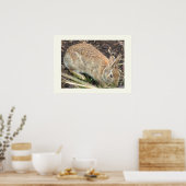 Hasenposter Poster (Küche)